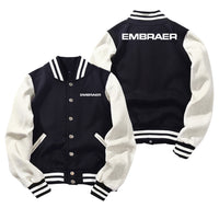 Thumbnail for Embraer & Text Designed Baseball Style Jackets