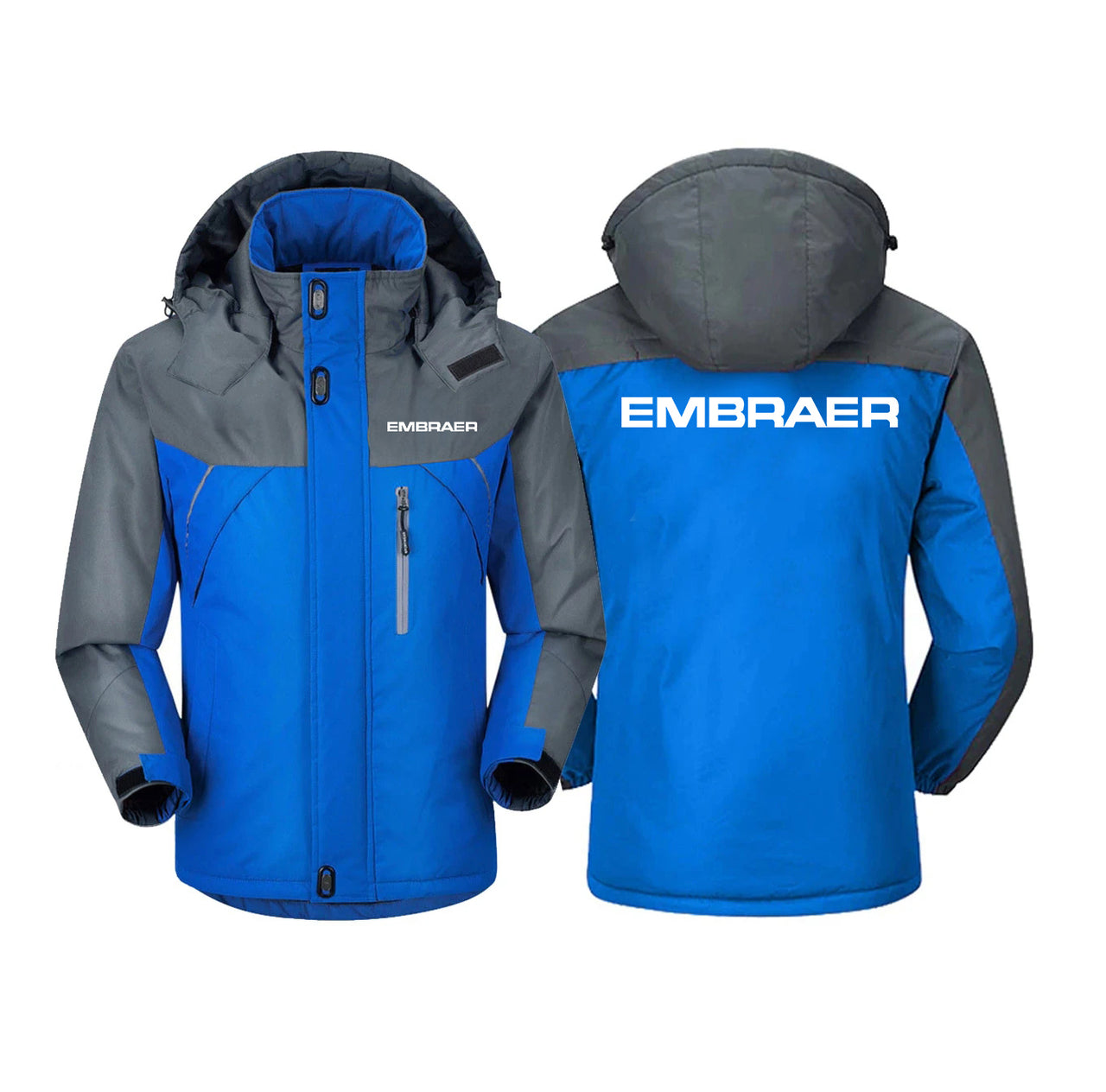 Embraer & Text Designed Thick Winter Jackets