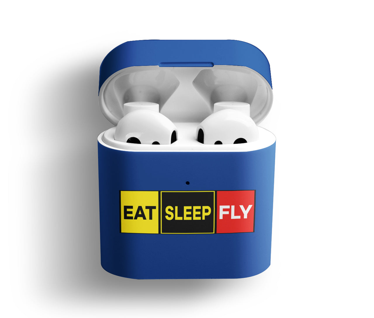 Eat Sleep Fly (Colourful) Designed AirPods Cases
