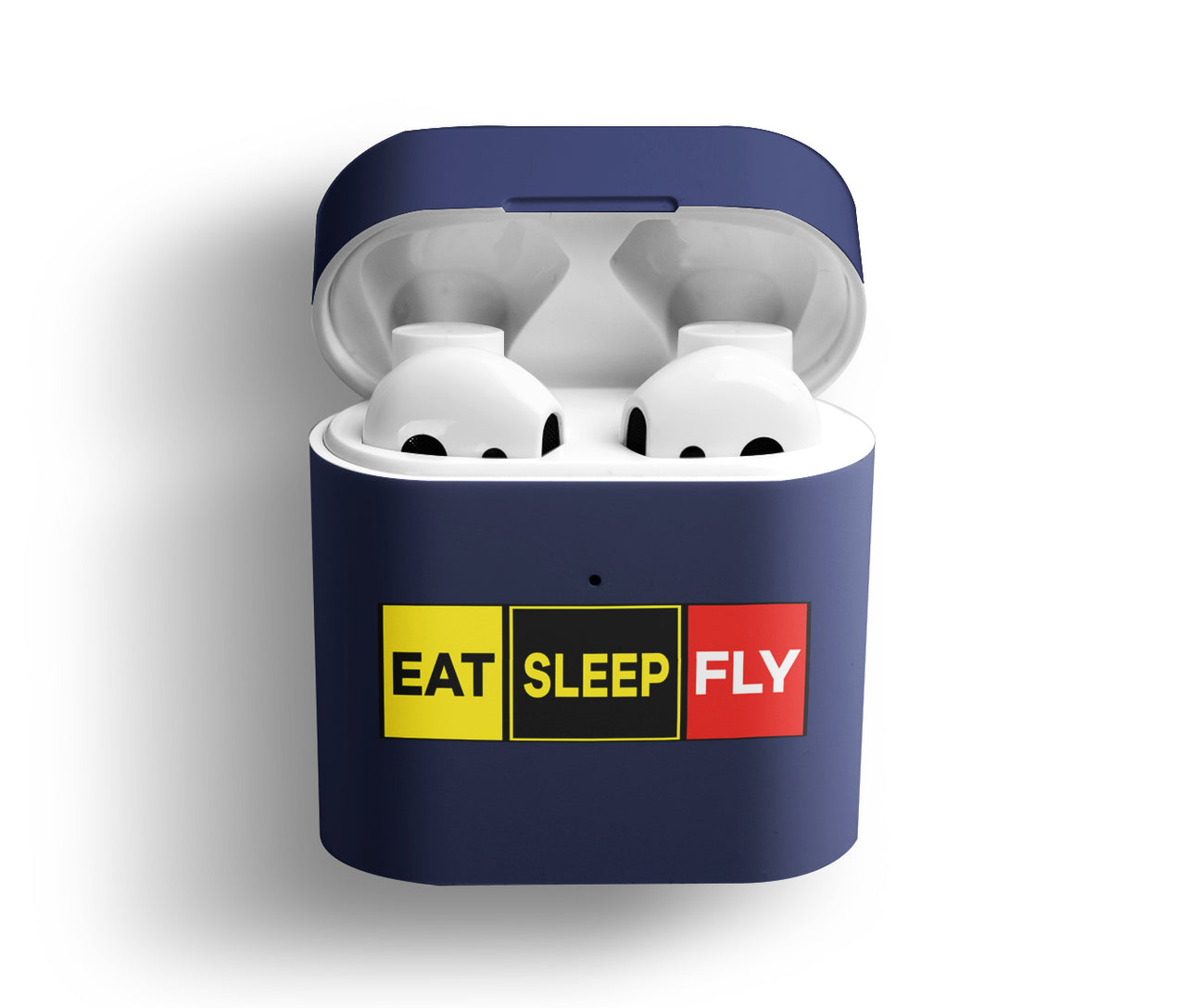 Eat Sleep Fly (Colourful) Designed AirPods Cases