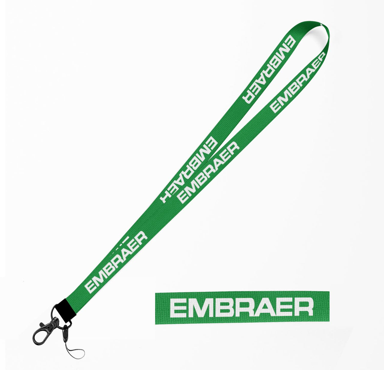 Embraer & Text Designed Lanyard & ID Holders