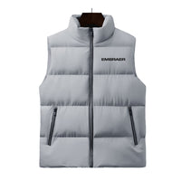 Thumbnail for Embraer & Text Designed Puffy Vests