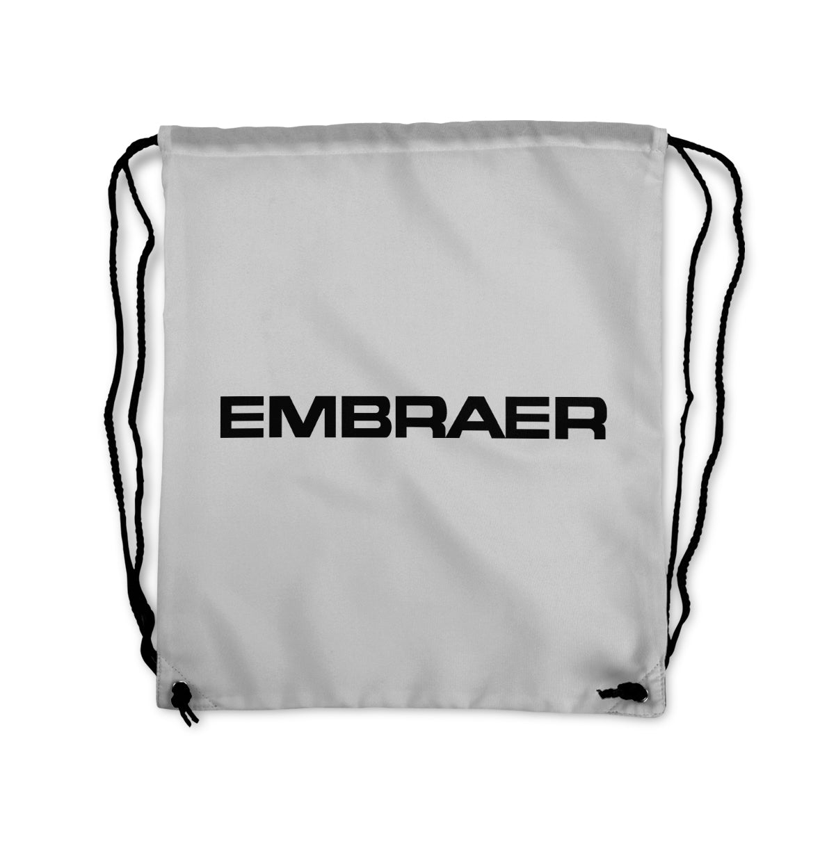 Embraer & Text Designed Drawstring Bags