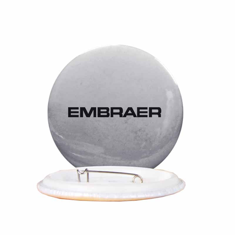 Embraer & Text Designed Pins