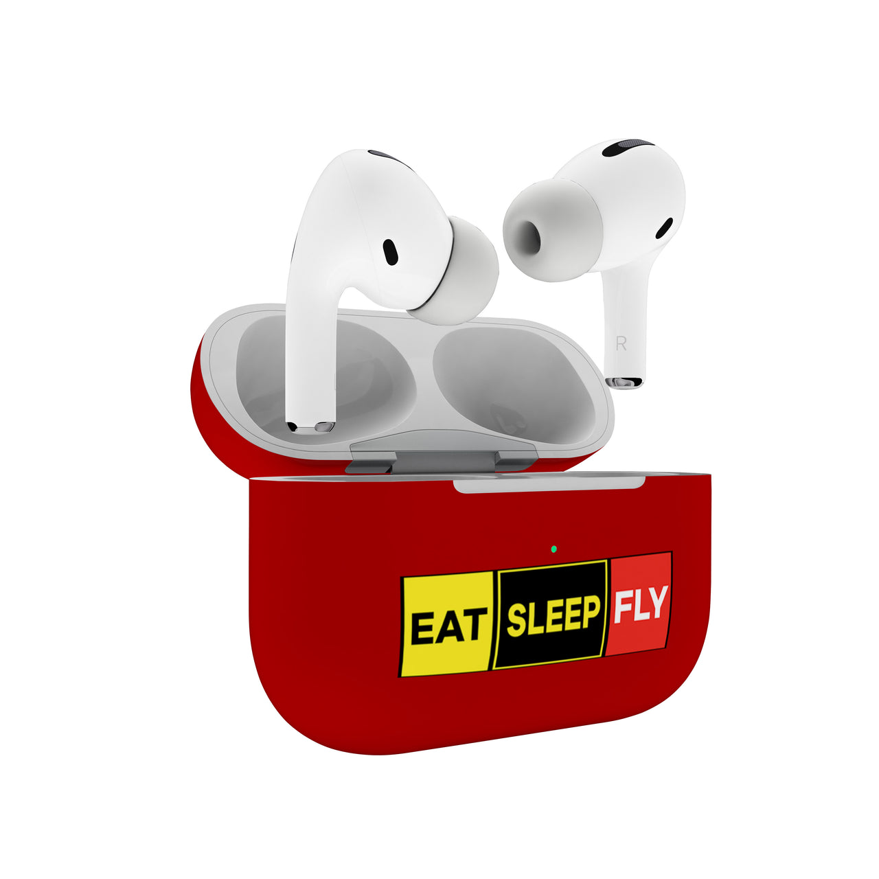 Eat Sleep Fly (Colourful) Designed AirPods  Cases