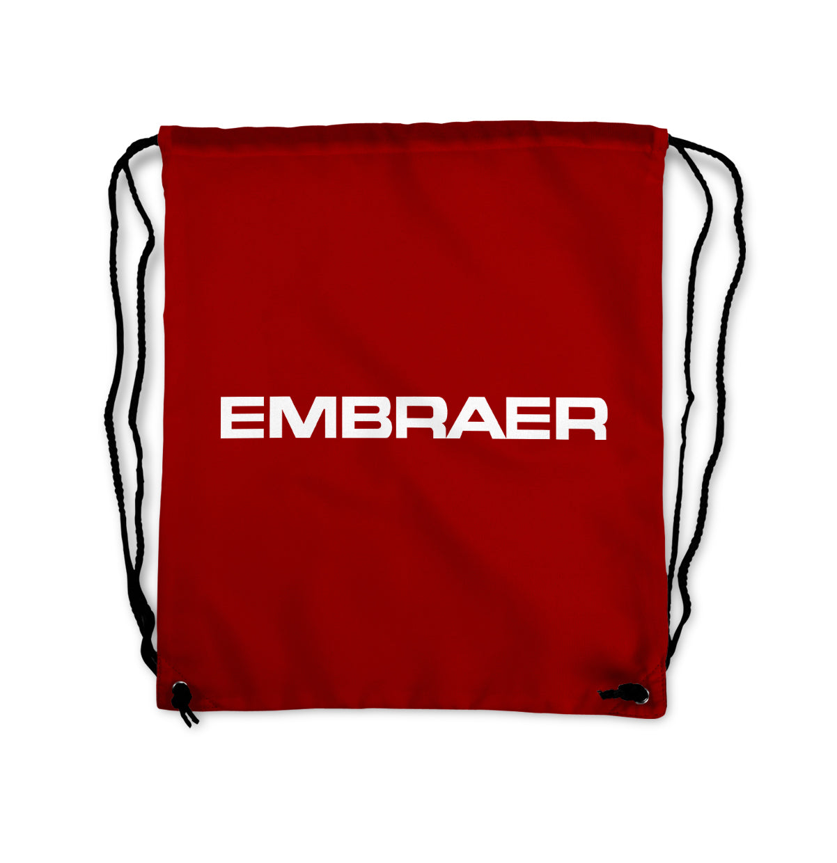 Embraer & Text Designed Drawstring Bags