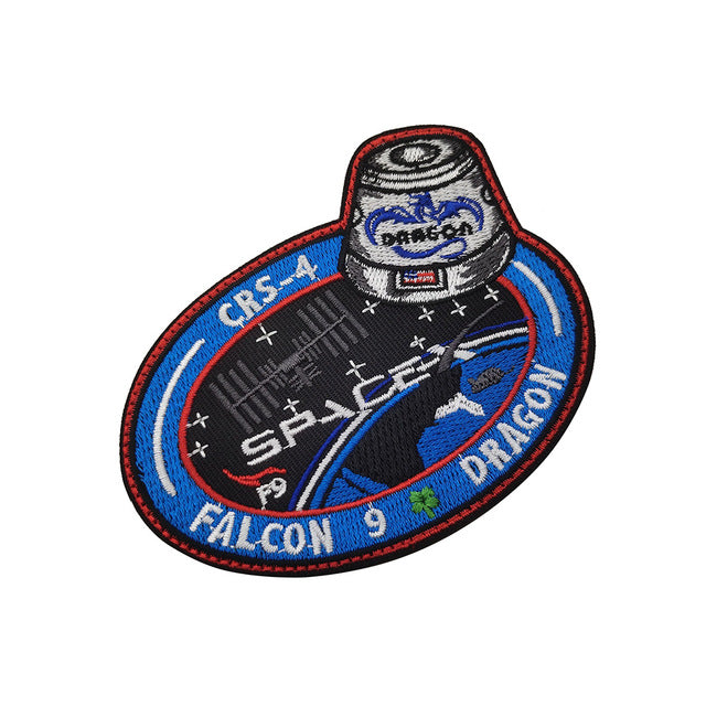 Spacex Aerospace Station Astronaut (4) Designed Embroidered Patch