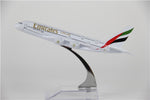 Emirates Airbus A380 Airplane Model (16CM)