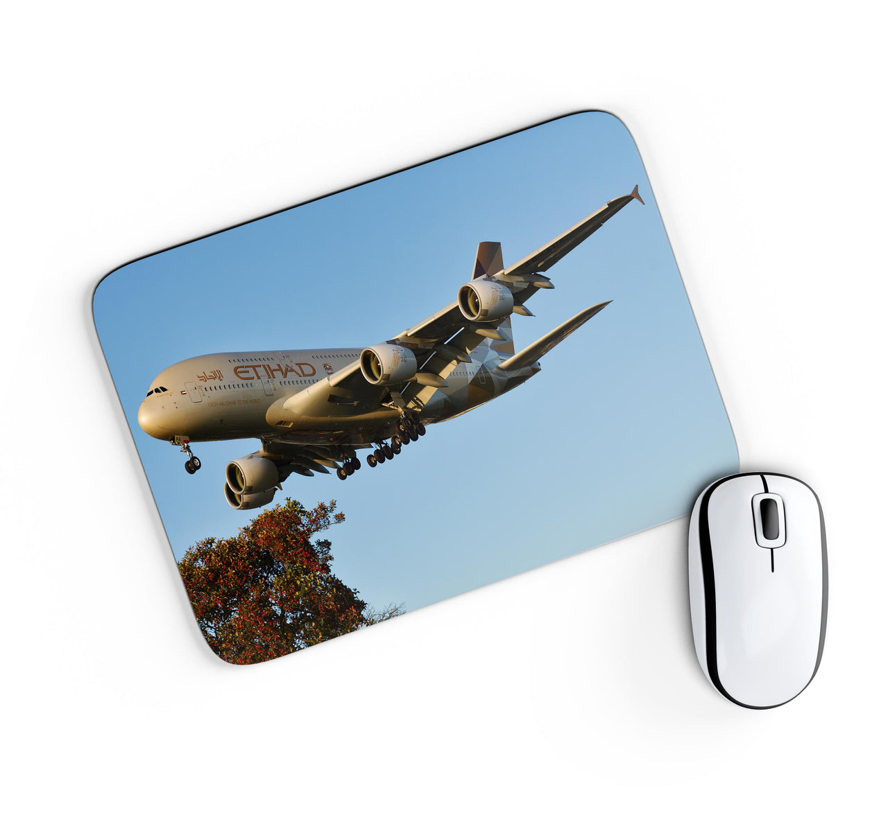 Etihad Airways A380 Designed Mouse Pads