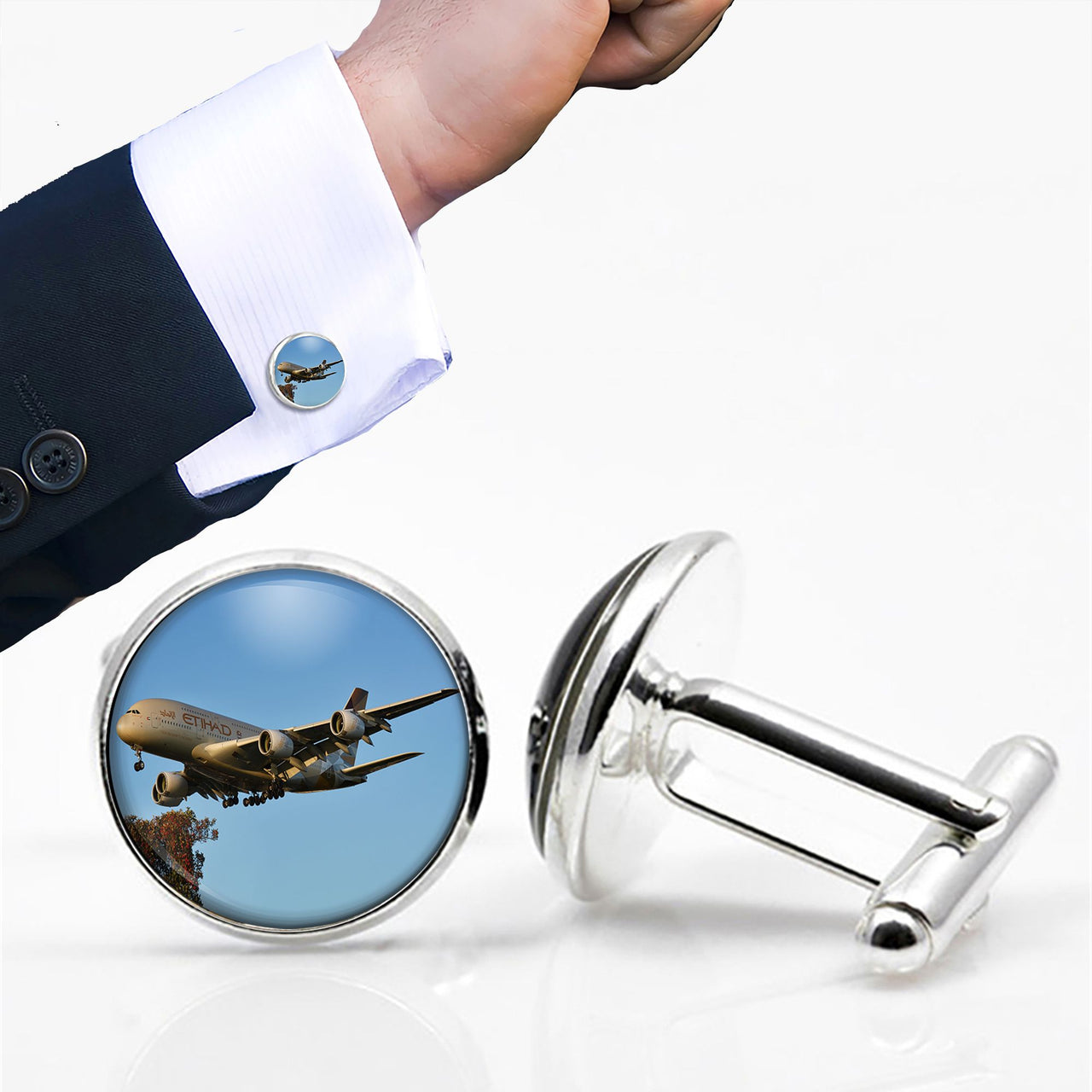 Etihad Airways A380 Designed Cuff Links
