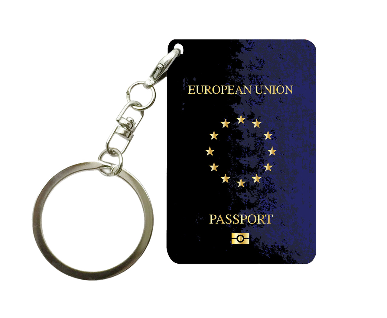 European Union Passport Designed Key Chains
