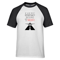 Thumbnail for Every Opportunity Designed Raglan T-Shirts