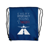Thumbnail for Every Opportunity Designed Drawstring Bags
