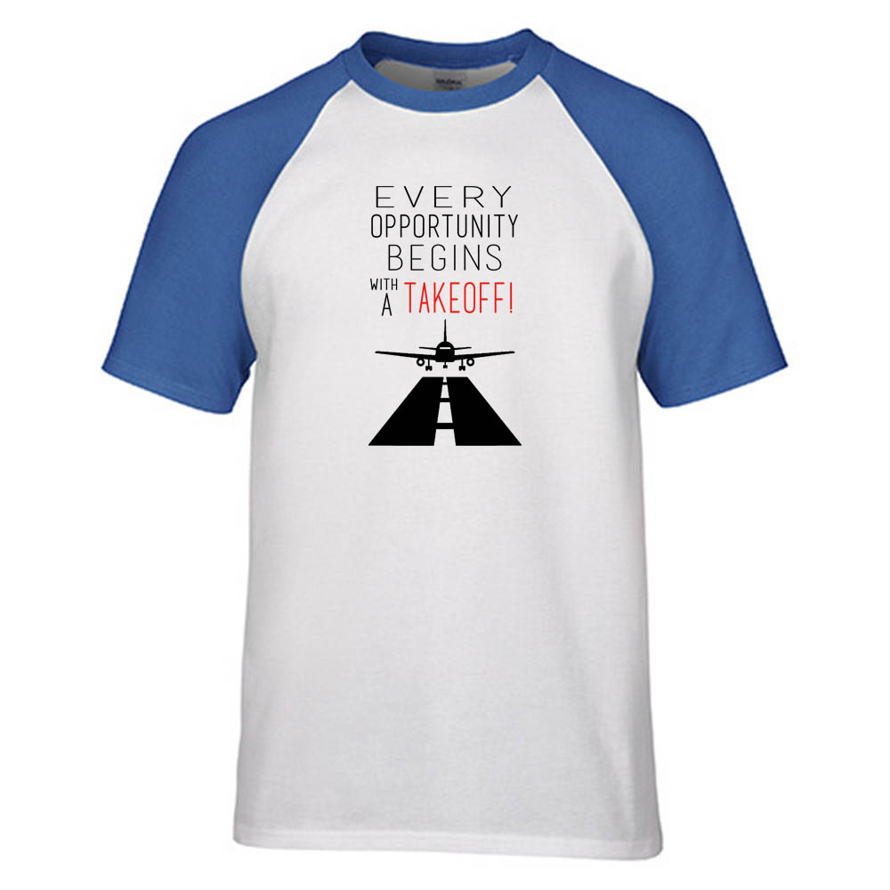 Every Opportunity Designed Raglan T-Shirts