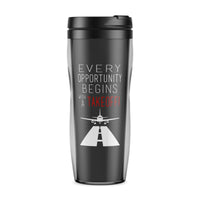 Thumbnail for Every Opportunity Designed Travel Mugs
