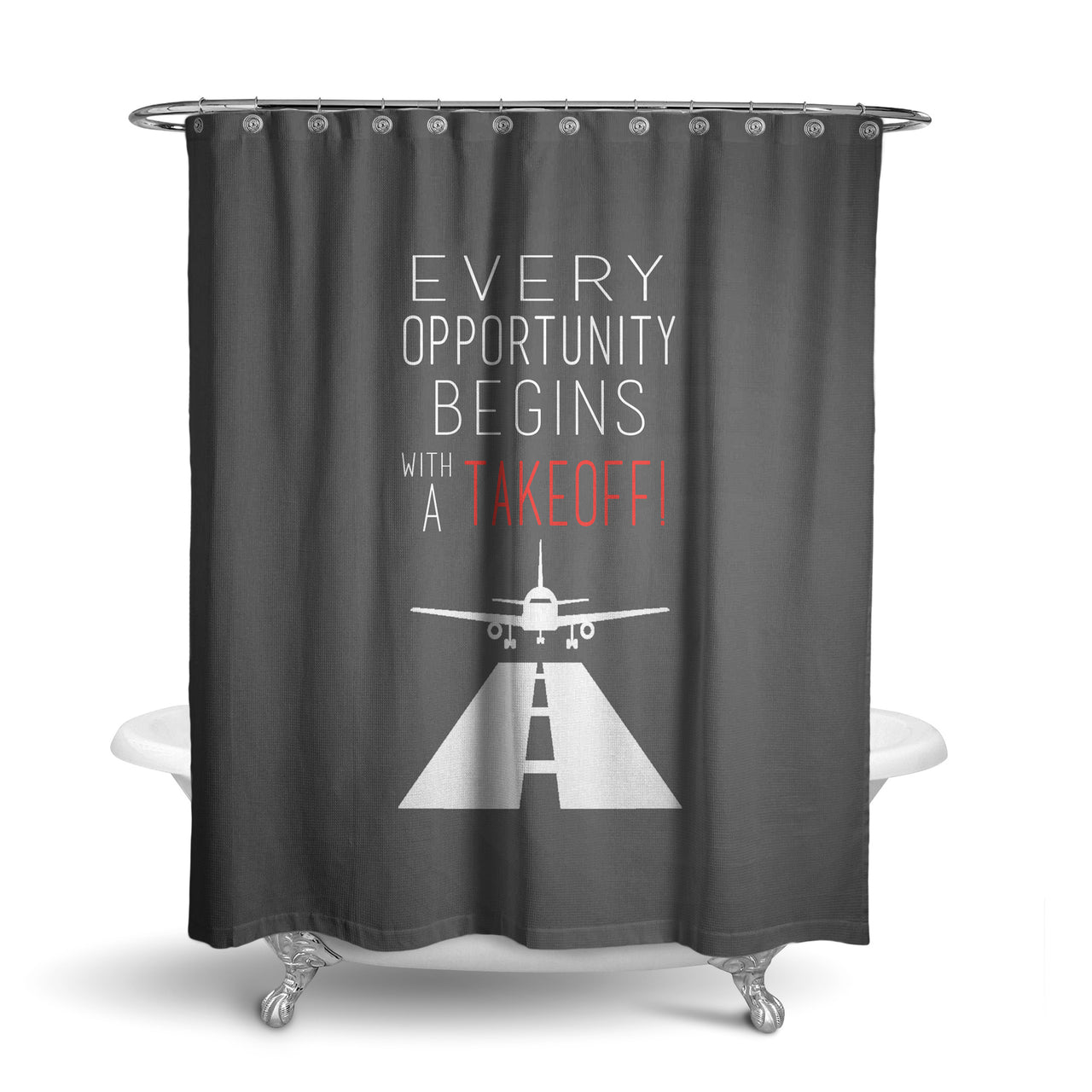 Every Opportunity Designed Shower Curtains