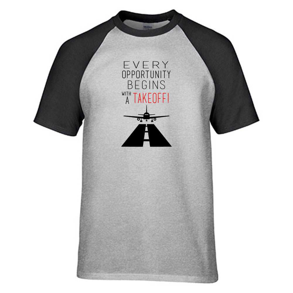 Every Opportunity Designed Raglan T-Shirts
