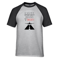 Thumbnail for Every Opportunity Designed Raglan T-Shirts
