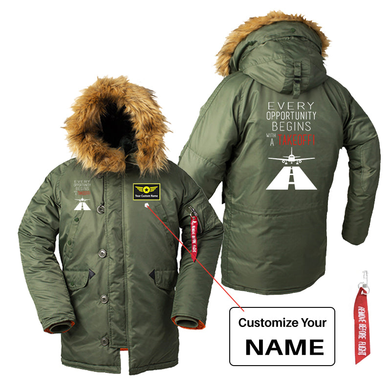 Every Opportunity Designed Parka Bomber Jackets