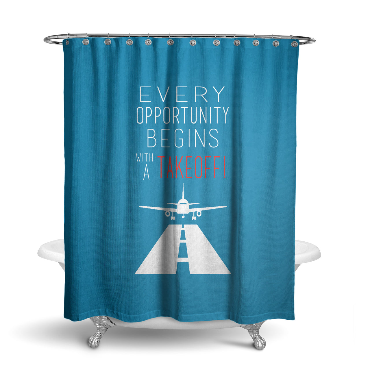 Every Opportunity Designed Shower Curtains