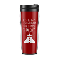 Thumbnail for Every Opportunity Designed Travel Mugs