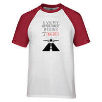 Thumbnail for Every Opportunity Designed Raglan T-Shirts