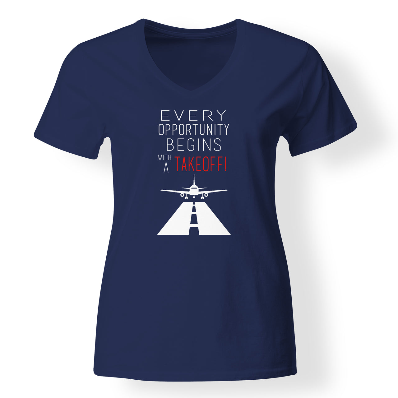 Every Opportunity Designed V-Neck T-Shirts