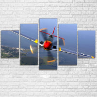 Thumbnail for Face to Face Amazing Propeller Printed Multiple Canvas Poster Aviation Shop 