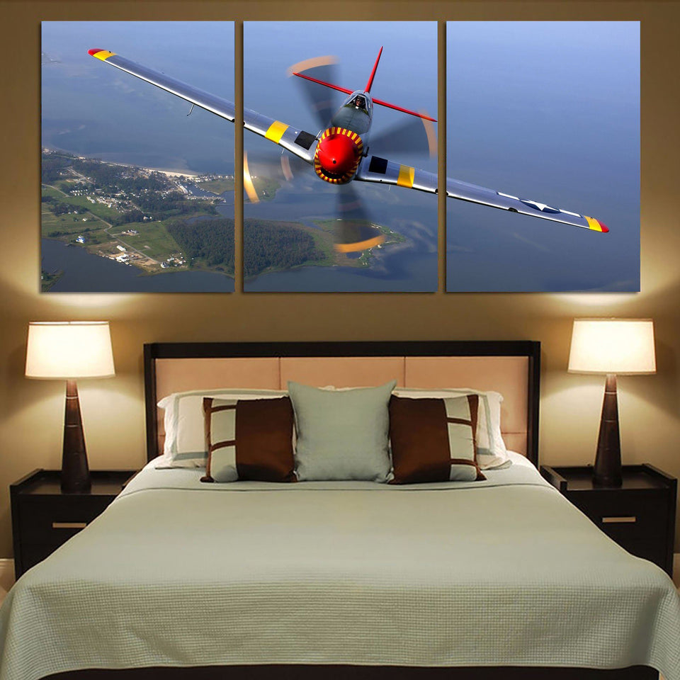 Face to Face Amazing Propeller Printed Canvas Posters (3 Pieces) Aviation Shop 