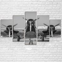 Thumbnail for Face to Face to 3 Engine Old Airplane Printed Multiple Canvas Poster Aviation Shop 