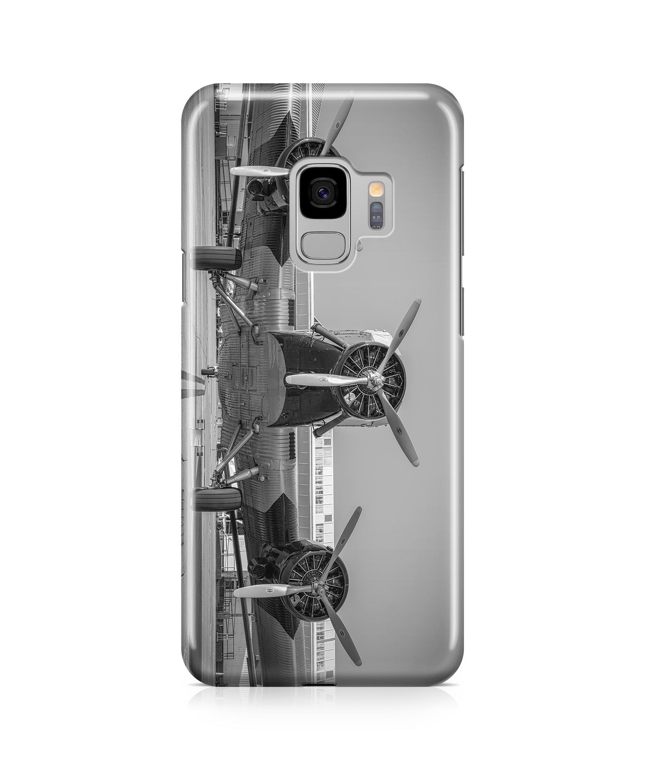 Face to Face to 3 Engine Old Airplane Printed Samsung J Cases