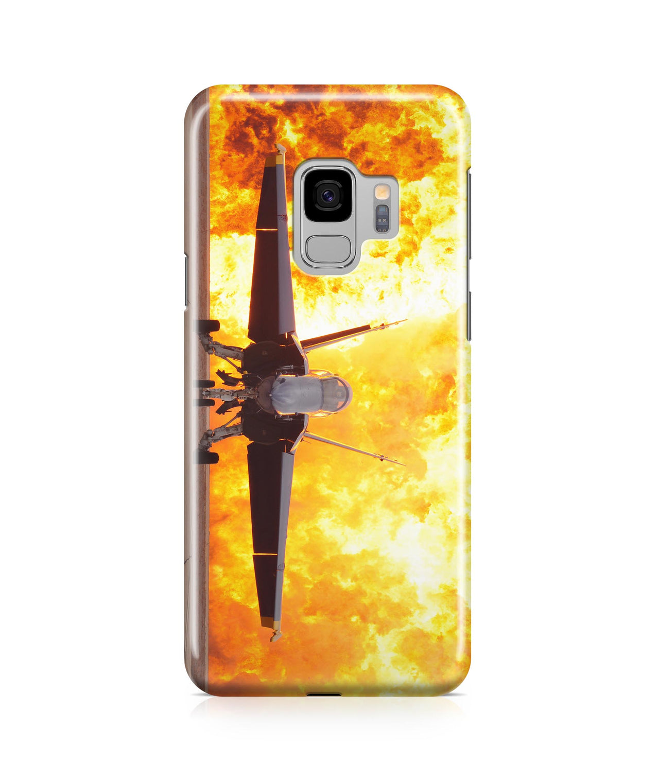 Face to Face with Air Force Jet & Flames Printed Samsung J Cases