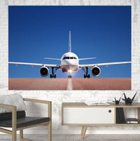 Thumbnail for Face to Face with Airbus A320 Printed Canvas Posters (1 Piece) Aviation Shop 