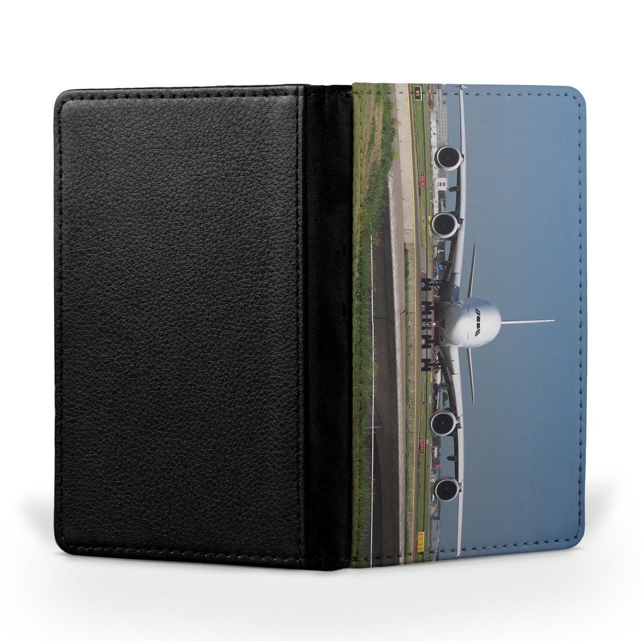 Face to Face with Airbus A380 Printed Passport & Travel Cases