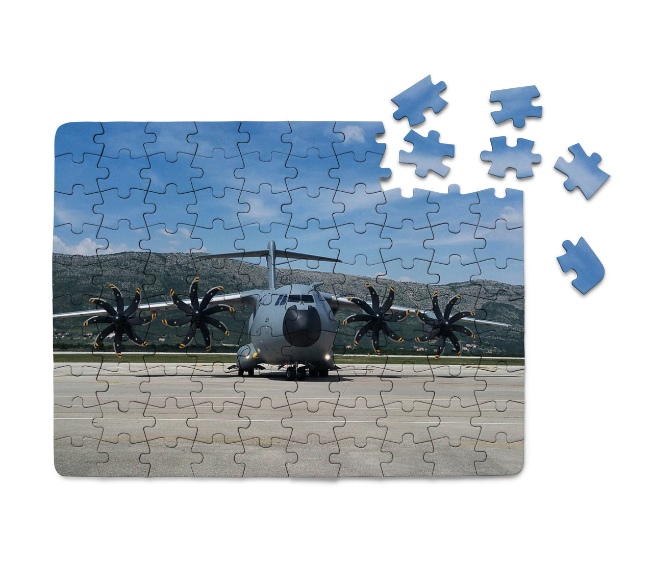 Face to Face with Airbus A400M Printed Puzzles Aviation Shop 