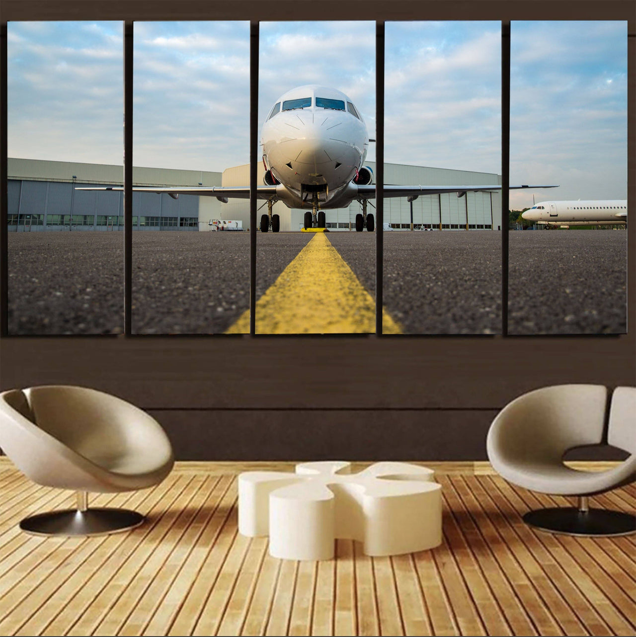 Face to Face with Beautiful Jet Printed Canvas Prints (5 Pieces) Aviation Shop 