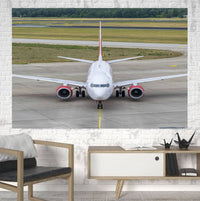 Thumbnail for Face to Face with Boeing 737 Printed Canvas Posters (1 Piece) Aviation Shop 