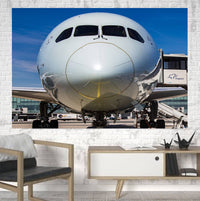 Thumbnail for Face to Face with Boeing 787 Printed Canvas Posters (1 Piece) Aviation Shop 