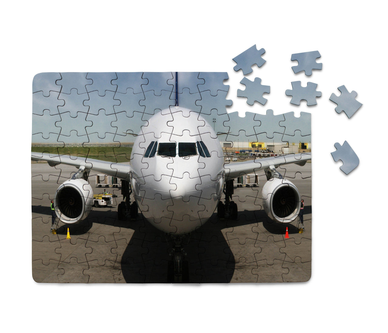 Face to Face with an Huge Airbus Printed Puzzles Aviation Shop 