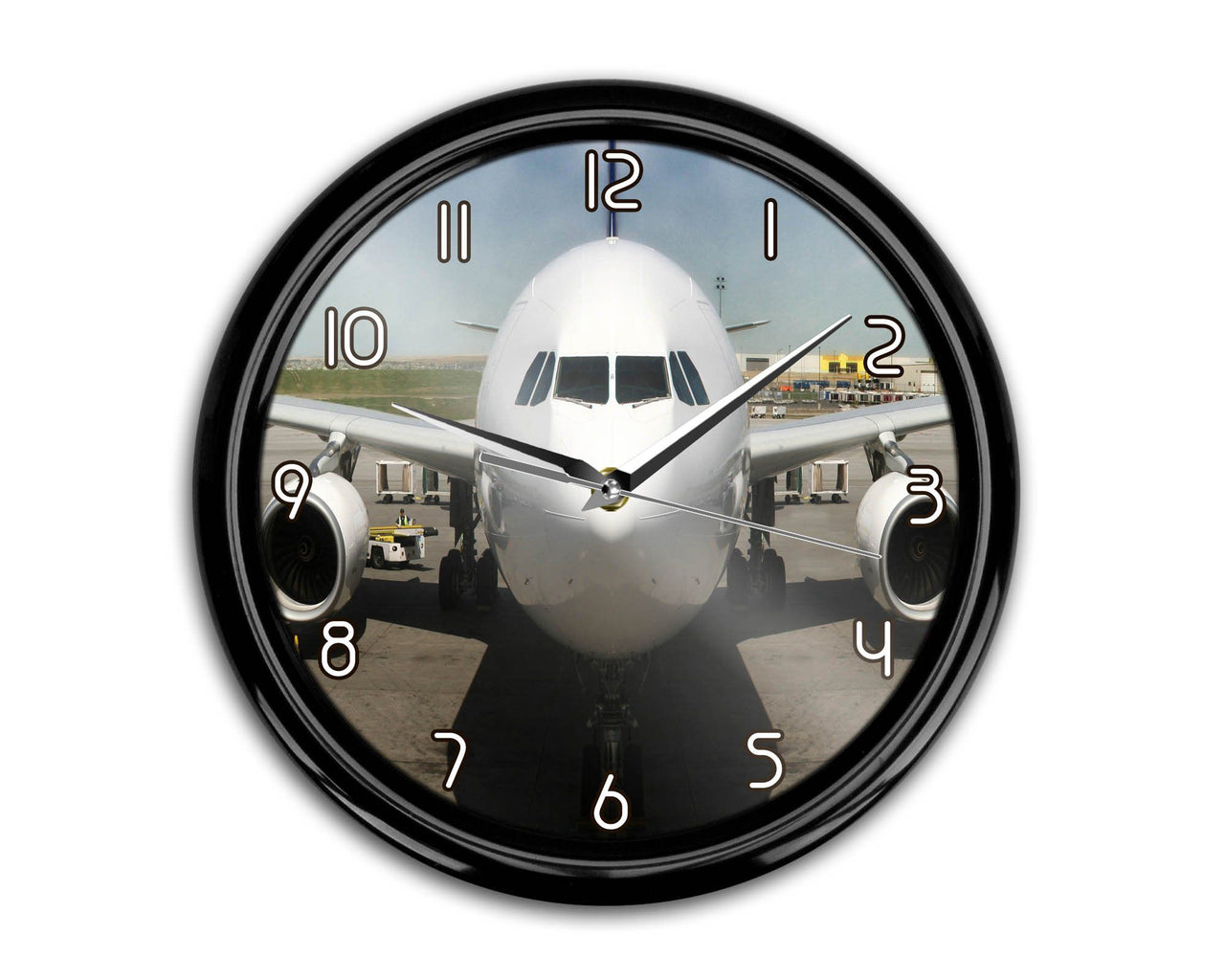 Face to Face with an Huge Airbus Printed Wall Clocks Aviation Shop 