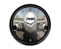 Thumbnail for Face to Face with an Huge Airbus Printed Wall Clocks Aviation Shop 