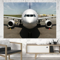 Thumbnail for Face to Face with an Huge Airbus Printed Canvas Posters (1 Piece) Aviation Shop 