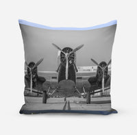 Thumbnail for Face to Face to 3 Engine Old Airplane Designed Pillows