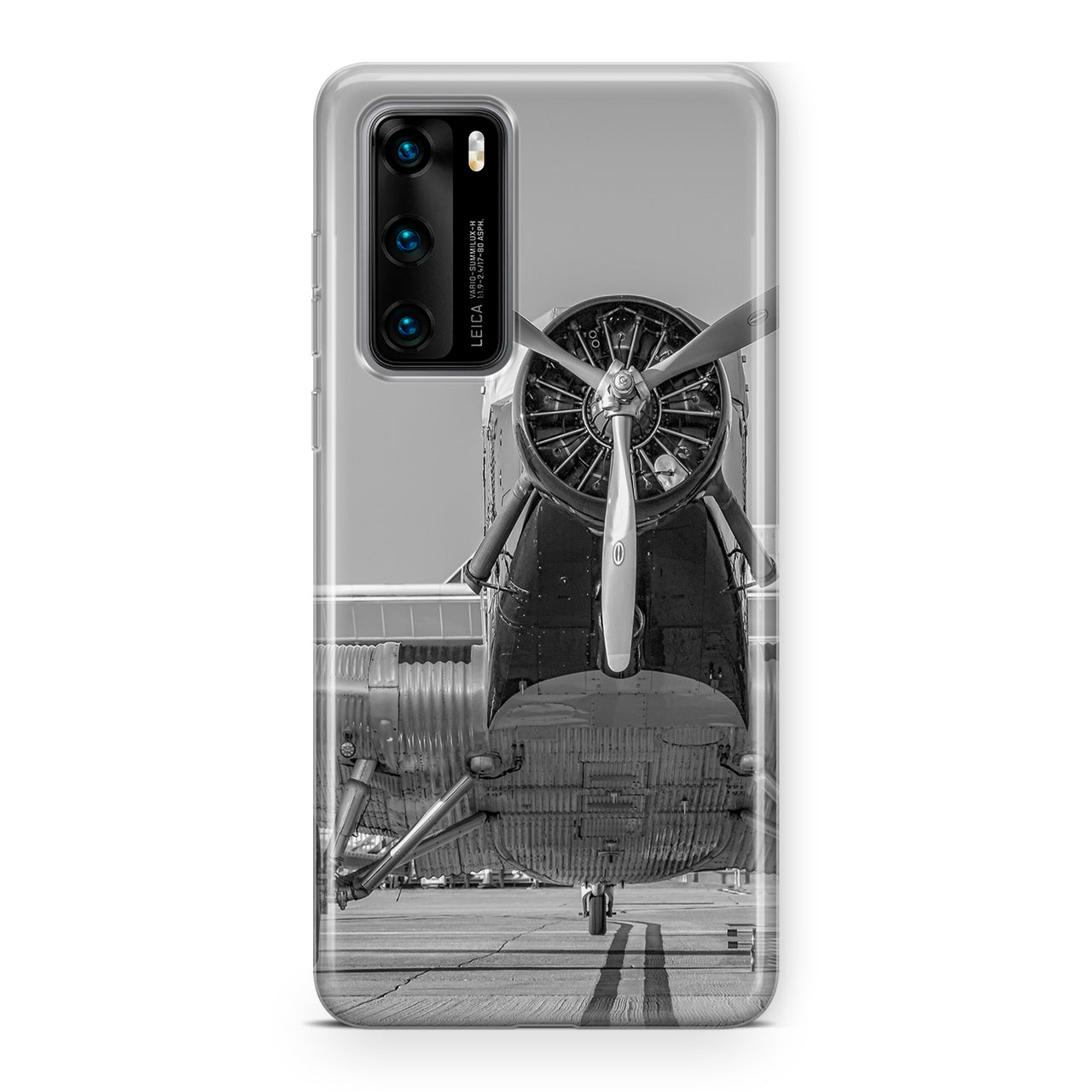 Face to Face to 3 Engine Old Airplane Designed Huawei Cases