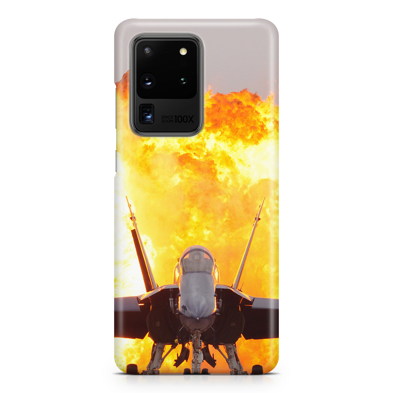 Face to Face with Air Force Jet & Flames Samsung A Cases