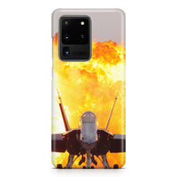 Thumbnail for Face to Face with Air Force Jet & Flames Samsung A Cases