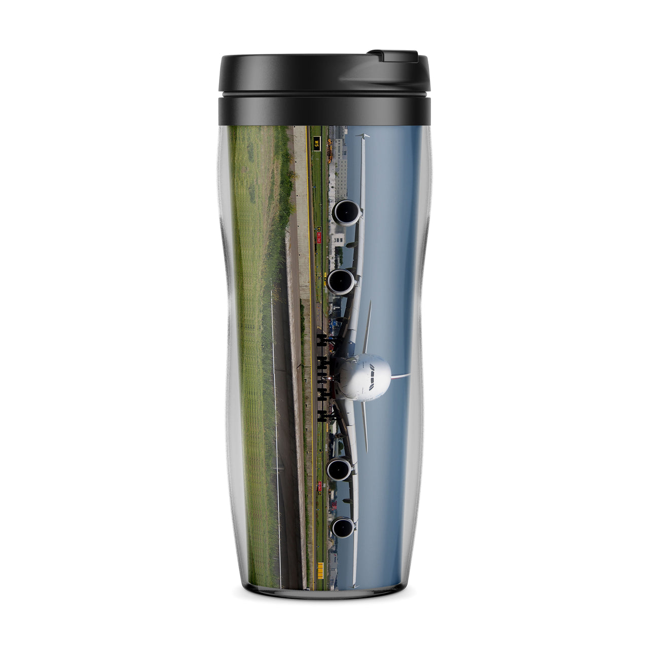 Face to Face with Airbus A380 Designed Travel Mugs