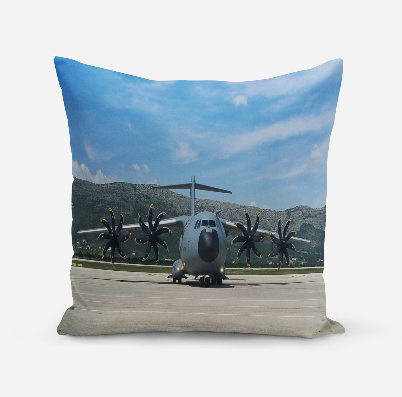 Face to Face with Airbus A400M Designed Pillows