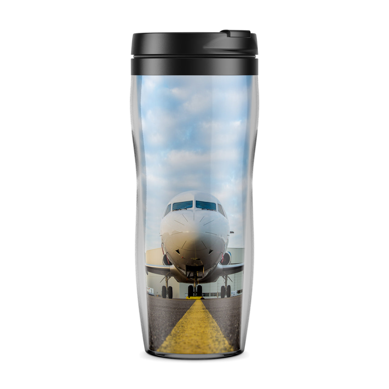 Face to Face with Beautiful Jet Designed Travel Mugs