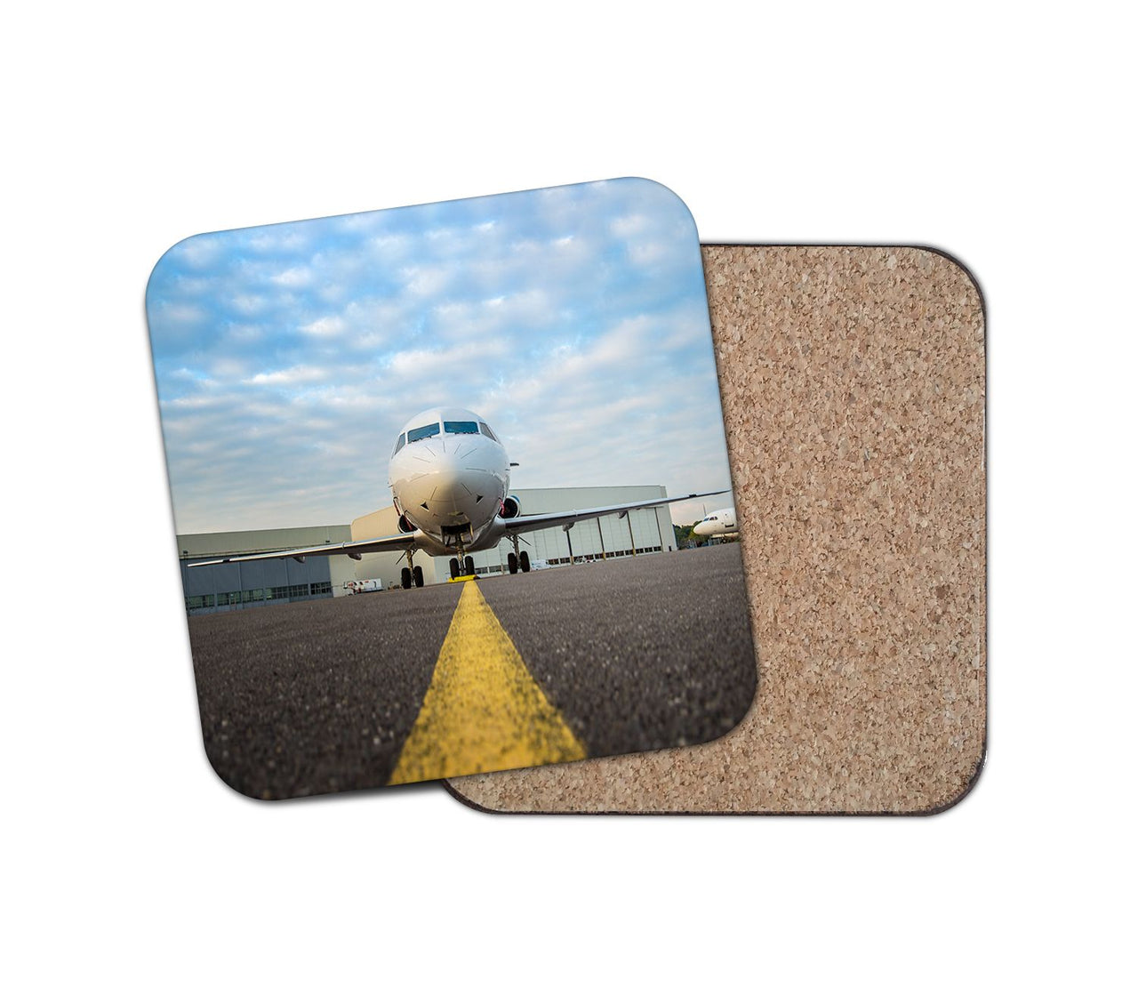 Face to Face with Beautiful Jet Designed Coasters